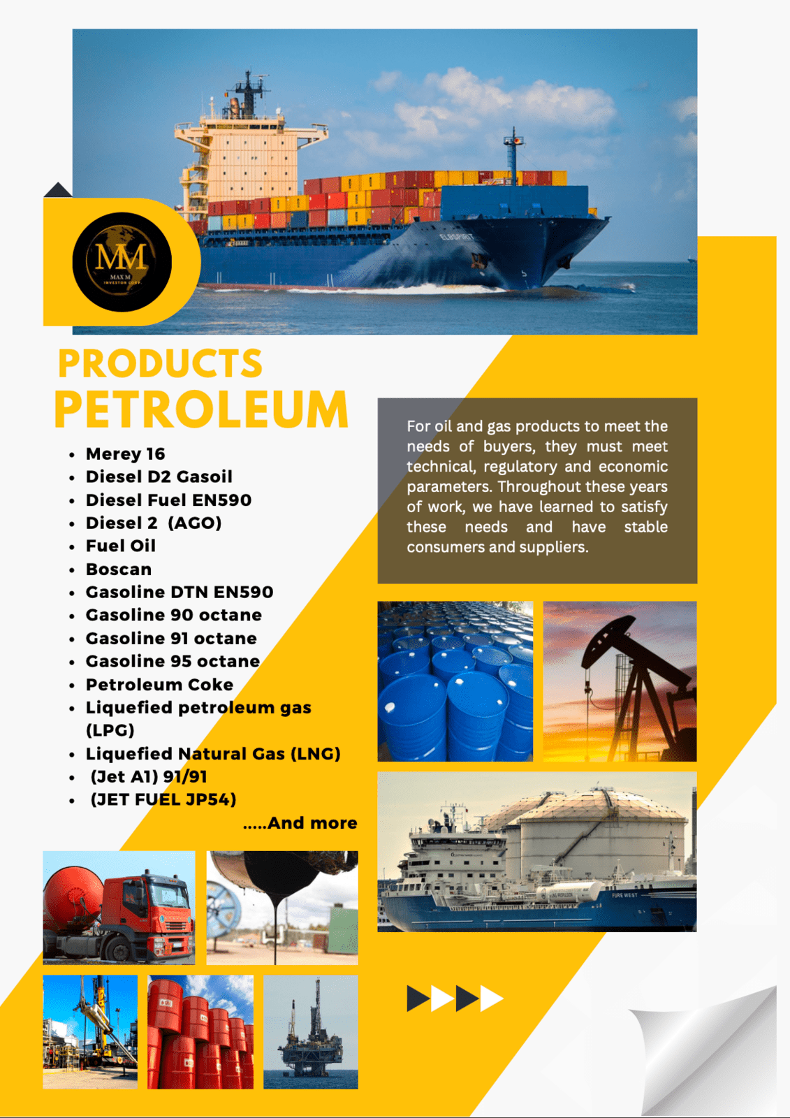 Products Petroleum